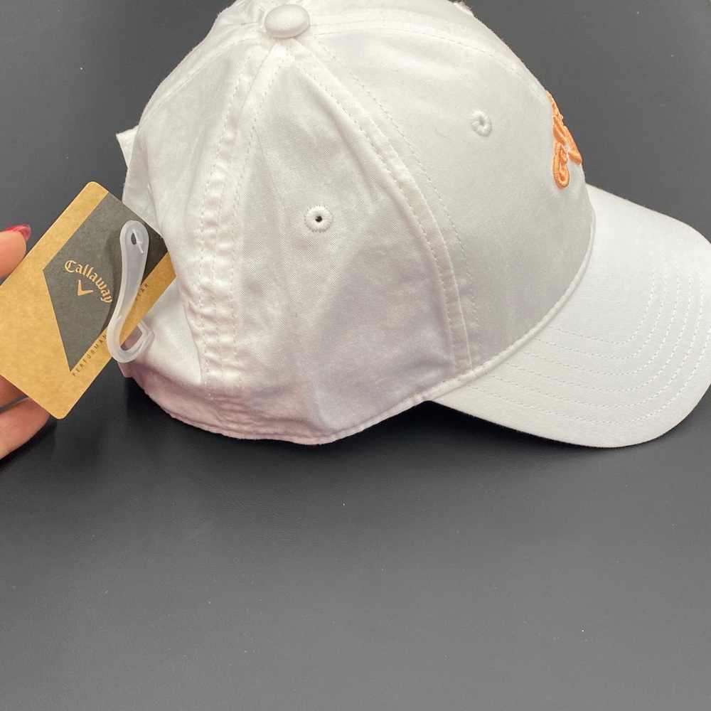 Callaway women’s Cap with Orange/Peach Logo - Picture 5 of 6